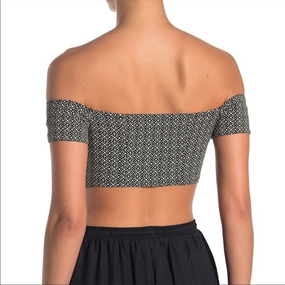 Free People Crop Top in Black - Picture 2 of 14